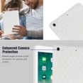 thumbnail image 6 of Allytech Case for iPad 9th/8th/7th Generation 10.2" 2021/2020/2019, Slim Luxury Diamond Pattern [Camera Protection] Shockproof Soft TPU Back Case - White, 6 of 7