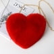 thumbnail image 4 of Monedero para teléfono móvil Bolso bandolera en forma de corazón de felpa con cadena, 4 of 5