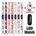 thumbnail image 2 of Reloj de Hello Kitty para niños, figuras de acción de personajes de dibujos animados, LED, reloj deportivo impermeable, pulsera, lindo reloj para niños, regalo de cumpleaños, 2 of 4