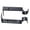 Black, variant on Miangastore Black Iron Curtain Rod Bracket for Diameter 19.05mm Sturdy Vintage Style Adjustable HOLDER