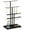 Black, variant on Jewelry Stand Holder Organizer: 12.5" Sturdy Hanger for 80 Pcs Jewelry, Jewlery Tower for Display Necklace, Earring, Bracelet, Watch, Mirrored Gold