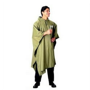 High Peak - Poncho Para Lluvia Verde 100X130Cms Con Capucha