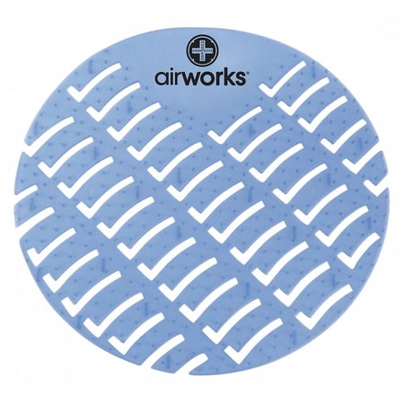 UPC: 0075289770012 | Air Works Urinal Screen Round Blue Eucalyptus PK60 AWUS001