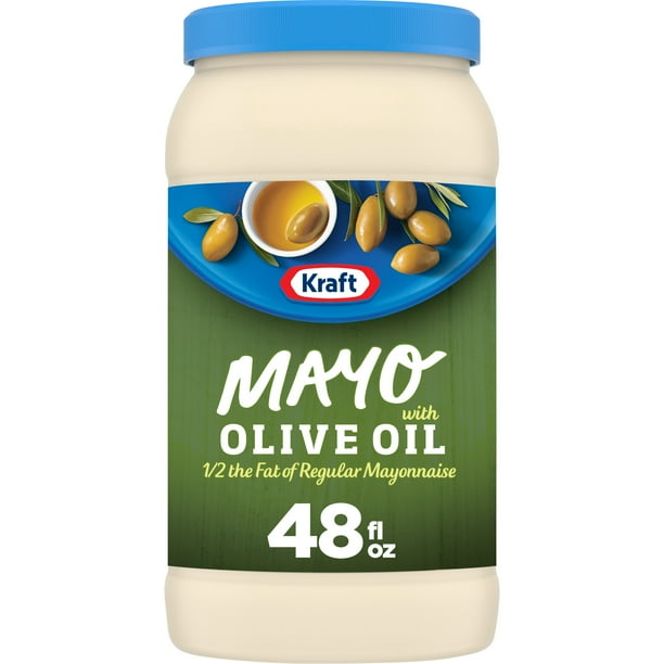 Kraft Mayo with Olived Oil Reduced Fat Mayonnaise, 48 fl oz Jar