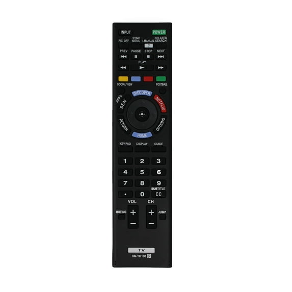 Replacement Sony RM-YD103 TV Remote Control for Sony KDL42W700B Television