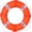 Orange 20INCH, variant on 20 Inch / 50cm Pool Safety Life Preserver Throw Ring Buoy- Swim Foam Rings for Swimming Pool Wall Decoration