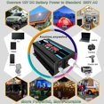 thumbnail image 4 of Inversor de alta frecuencia de potencia máxima de 4000 W de CC de 12 V a CA de 220 V y 4000 W, 4 of 4
