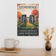 thumbnail image 3 of Inspirational Décor Stonehenge Motivational Poster Change Reveals New Strength Wall Art for Office Classroom Library Meditation Study Canvas Poster, 3 of 8
