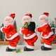 thumbnail image 1 of SUSUchens - Muñeco eléctrico de Papá Noel que hace twerking, muñeco de anciano que mueve las nalgas, figura navideña que baila, juguete musical navideño para suministros de fiesta, decoración, 1 of 8
