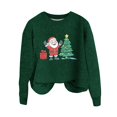 thumbnail image 4 of Womens Christmas Sweater Womens Sweaters Casual Christmas Round Neck Sweater with Long Sleeves and Cozy Loose Fit, 4 of 4