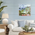thumbnail image 2 of Stupell Industries Palm Trees in Bright Sun White Framed Giclee Art design by Karen Fields, 24 x 24, 2 of 8