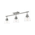 thumbnail image 4 of Duncan 3-Light Semi-Flush - Track Light in Matte Black with Clear Glass, 4 of 7