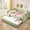 Green, variant on Harper & Bright Designs Full Size Gingham Daybed with Pull‑out Trundle, Upholstered Sleeper Sofa with Solid Wood Frame, Convertible Sofa Bed with Side Storage and Rolling Wheels for Bedroom, Blue