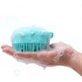 thumbnail image 3 of Paquete de 2 cepillos de baño para perros y gatos Cepillo de aseo para perros de goma de silicona Cepillo de masaje de silicona para cachorros Cepillo de limpieza para el cuidado del cabello, 3 of 5