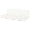 thumbnail image 2 of Clear Wall Mount Organizer Shelf for Home Use Strong Plastic Transparent Storage Solution, 2 of 9