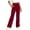 Wine, variant on BLVB Girls Wide Leg Yoga Pants Kids High Waisted Soft Stretchy Sweatpants Side Slit Trouser Pants 6-15 Years