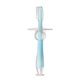 thumbnail image 1 of Baby Training Silicona Leche Cepillo de dientes Estable Ventosa Cepillo de dientes Silicona Lengua Piel Cerdas suaves Deflector Seguridad Cepillo de dientes, azul, 125 mm LingWen 8390605479038, 1 of 1