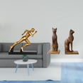 thumbnail image 2 of Alfombra Moderna Abstracta Y Figura De Gato Egipcio, Escultura Para Entrada, Mesa, Oficina, Sujetalibros, Regalo De Inauguración, Soportes Para Estantes., 2 of 8