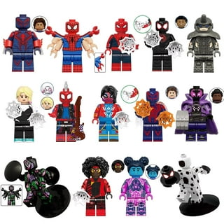 16 Pcs Superhero Action Figures Building Blocks Toy Set, 1.77-2.8 inch  Spider Venom Hulk Iron Groot Minifigures Collectible Toys Gift for Kids and  Fans 