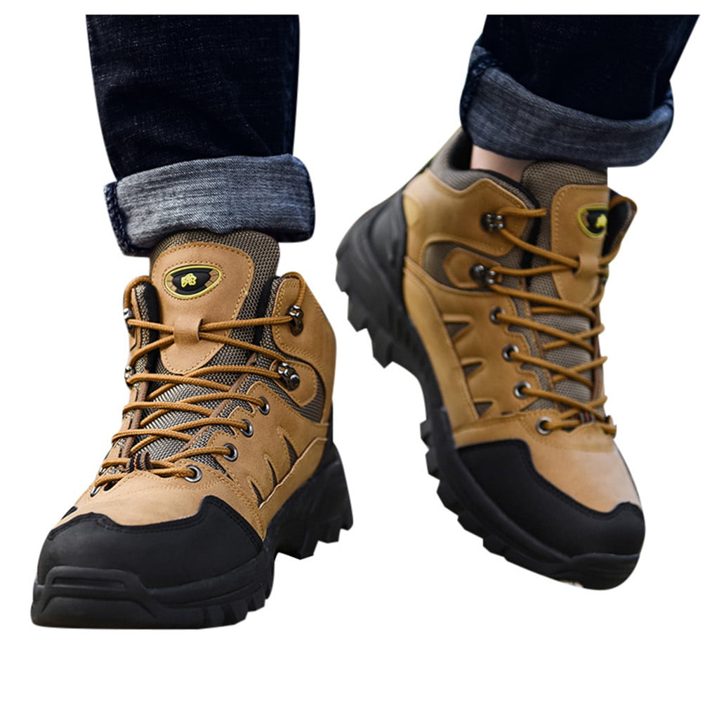 Mortilo Water Shoe Autumn And Winter High-Top Outdoor Waterproof Hiking Shoes - Walmart.com