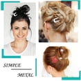 thumbnail image 5 of 4 Pcs Shaped Hair Forks Metal French Hair Pins Simple Hair Sticks for Long Short Hair Accessories for Women Girls DIY Hairstyle Tools, 5 of 5