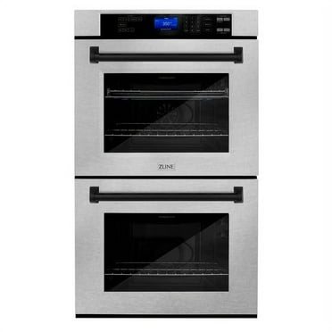 ZLINE Autograph Edition 30" 141.584 L Electric Convection Oven in Stainless Steel; Matte Black