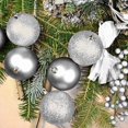 thumbnail image 5 of Conjunto de adornos de bolas de Navidad, decoraciones estacionales de árbol de Navidad para decoración para fiesta de boda navideña, 5 of 5