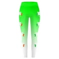 thumbnail image 5 of Mepaouo St. Patrick's Day Tights Women Shamrock Leggings High Waist Yoga Pants Trousers Sizes S-2X, 5 of 5