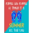 thumbnail image 2 of Phillip, Jamie 25x32 Gold Ornate Wood Framed with Double Matting Museum Art Print Titled - Flipflops, 2 of 4