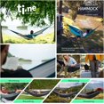 thumbnail image 2 of ZHAOCHENG Hamaca para acampar al aire libre: ultraligera, ligera, portátil, duradera, de nailon transpirable con correas para árboles para balcón interior, camping al aire libre, senderismo, hamacas p, 2 of 5