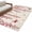 Pink Red Light Beige, variant on Butterfly Flower Area Rugs 2.7'x5', Washable Small Throw Rugs for Kitchen Bedroom, Farmhouse Vintage Country Pink Floral Indoor Outdoor Rug Non-Slip Low Pile Carpet Runner Reversible Floor Mats