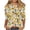 Multicolor Plus Size Blouse for Women_v, variant on CYMMPU Spring Tops Crew Neck Tunic Tops Bee Printed Fall Fashion Shirts 3/4 Sleeve Blouses for Women Dressy Casual Loose Fit Lightweight Basic T-Shirts S