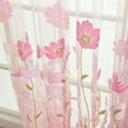 thumbnail image 6 of 2Pcs Gesang Voile Tulle Sheer Curtain Window Panel Drape 39.4x78.8, 6 of 8