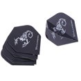 thumbnail image 2 of 15Pcs Plumas de dardos estándar duraderas Plumas de dardos extra fuertes de forma estándar Negro Sunnimix Vuelos de dardos estándar, 2 of 8