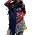 thumbnail image 5 of HuangHuanChen Shawl Wraps for Women Scarf Sweater Retro Solid Color Fringe Shawl Cardigan Cape Soft Knit Blanket Shoulder Tops Shawls and Wraps for Evening Dresses One Size, 5 of 7