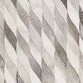 thumbnail image 6 of SAFAVIEH Studio Leather Marissa Geometric Runner Rug, Ivory/Grey, 2'3" x 7', 6 of 7