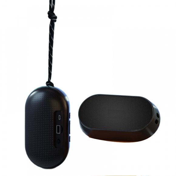 Bluetooth 5.0 Speaker, Stereo Sound, 15H Playtime, Outdoor Portable Wireless Speaker for iPhone, Samsung and More（Black）