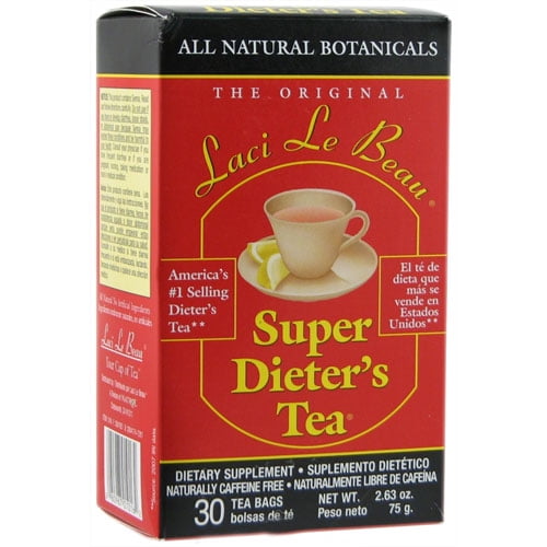 Laci Le Beau Super Dieters Tea All Natural Botanicals Caffeine Free Tea