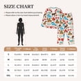 thumbnail image 4 of Pajamas for Women Set - reindeer polar bear Comfy Long Sleeve Button Up Pajama Sets for Women 2 Piece, Soft Sleepwear Nightwear Pjs Lounge Sets for Women with Pockets, 4 of 6
