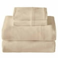 thumbnail image 5 of Better Homes & Gardens 4-Piece Papyrus Beige Adult Jersey Sheet Set, Queen, 5 of 7