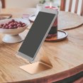 thumbnail image 2 of UPKOCH 2Pcs Desk Phone Stand Aluminium Alloy Facetime Golden Portable Design, 2 of 8