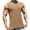 Khaki, variant on Tank Tops Men Solid Color Men'S Undershirt Bottoming Shirt Cardigan Sleeveless T Shirt Shirt Men'S Sports Tops Sweatshirts For Men Tops For Men Black L