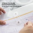 thumbnail image 4 of Bazic 2155 Side Loading Letter Size String Envelope, Clear, 4 of 7