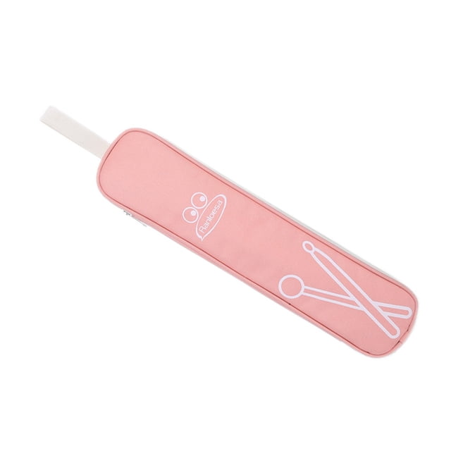 Injueey Soporte para baquetas, estuche para baquetas, bolsa colgante, cómodo y ligero para músicos, actuación al aire libre, rosa sonreído Type3 NO3