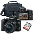 thumbnail image 1 of Canon EOS 250D / Rebel SL3 Appareil Photo Reflex Numérique avec Objectif 18-55mm (Noir) + Sac + Carte 64 Go et Plus (Modèle International), 1 of 10