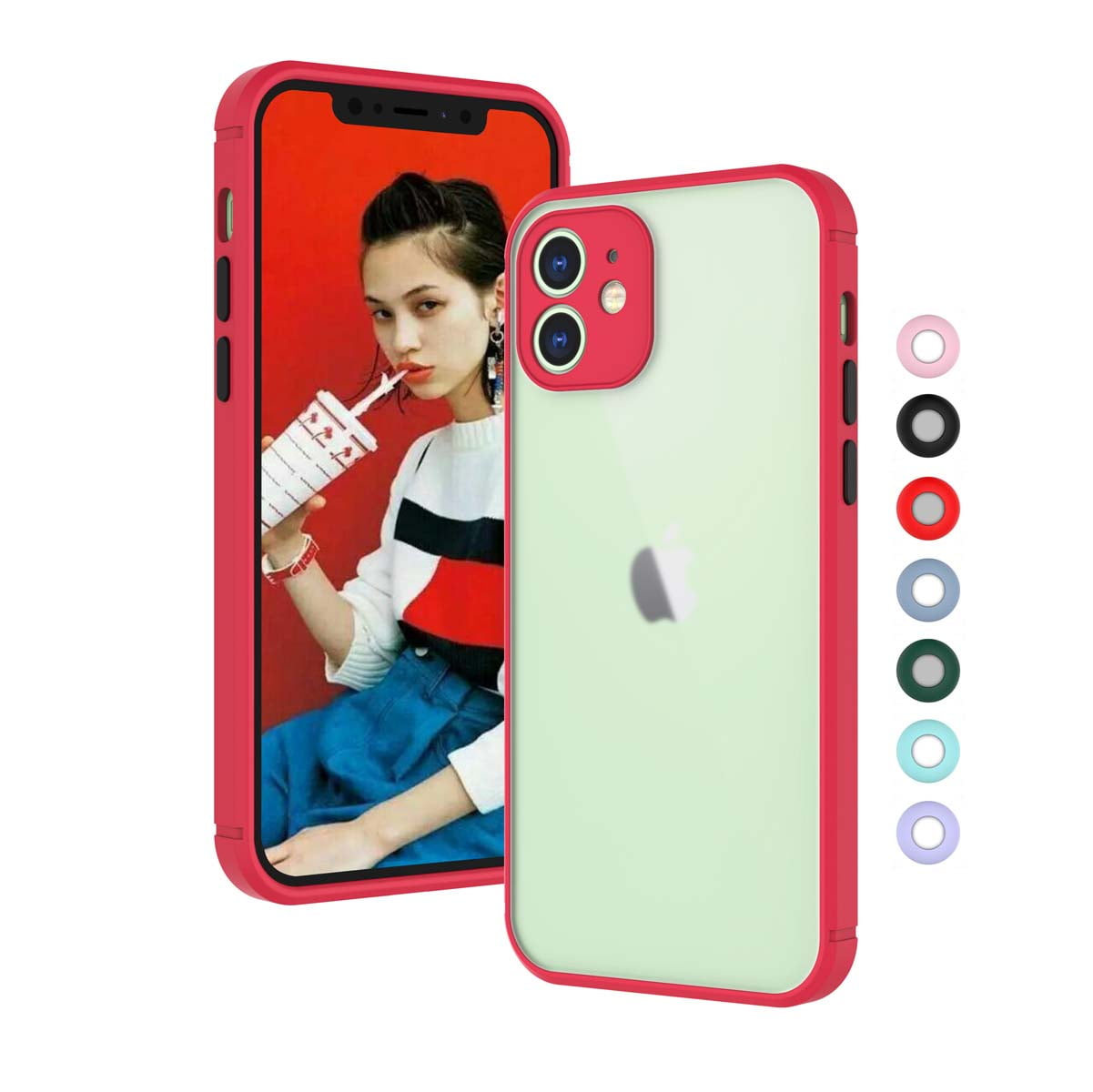 Njjex Case for Apple iPhone 12 Pro, 12, 12 Pro Max Clear Back Cover