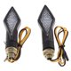 thumbnail image 1 of 2pcs motocicleta universal 12 LED señales luz indicadora lámpara de, 1 of 8