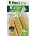thumbnail image 3 of FoodSaver FSFSBF0526-P00 8 in. x 20 ft. FoodSaver Roll - 2 Pack, 3 of 6