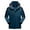 Dark Blue, variant on KBKYBUYZ Men Casual Hooded Zipper Thicken Windproof Waterproof Breathable Ski Suit Jacket Mountaineering Clothing Coats