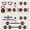 Red, variant on Luku 5-in-1 Adjustable Dumbbells Set, 66/88lbs Free Weights with Anti-Slip Handle for Home Gym